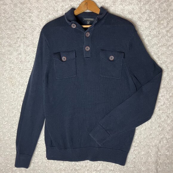 Banana Republic Size Medium Men's Knit Long Sleeve Sweater - Picture 5 of 5